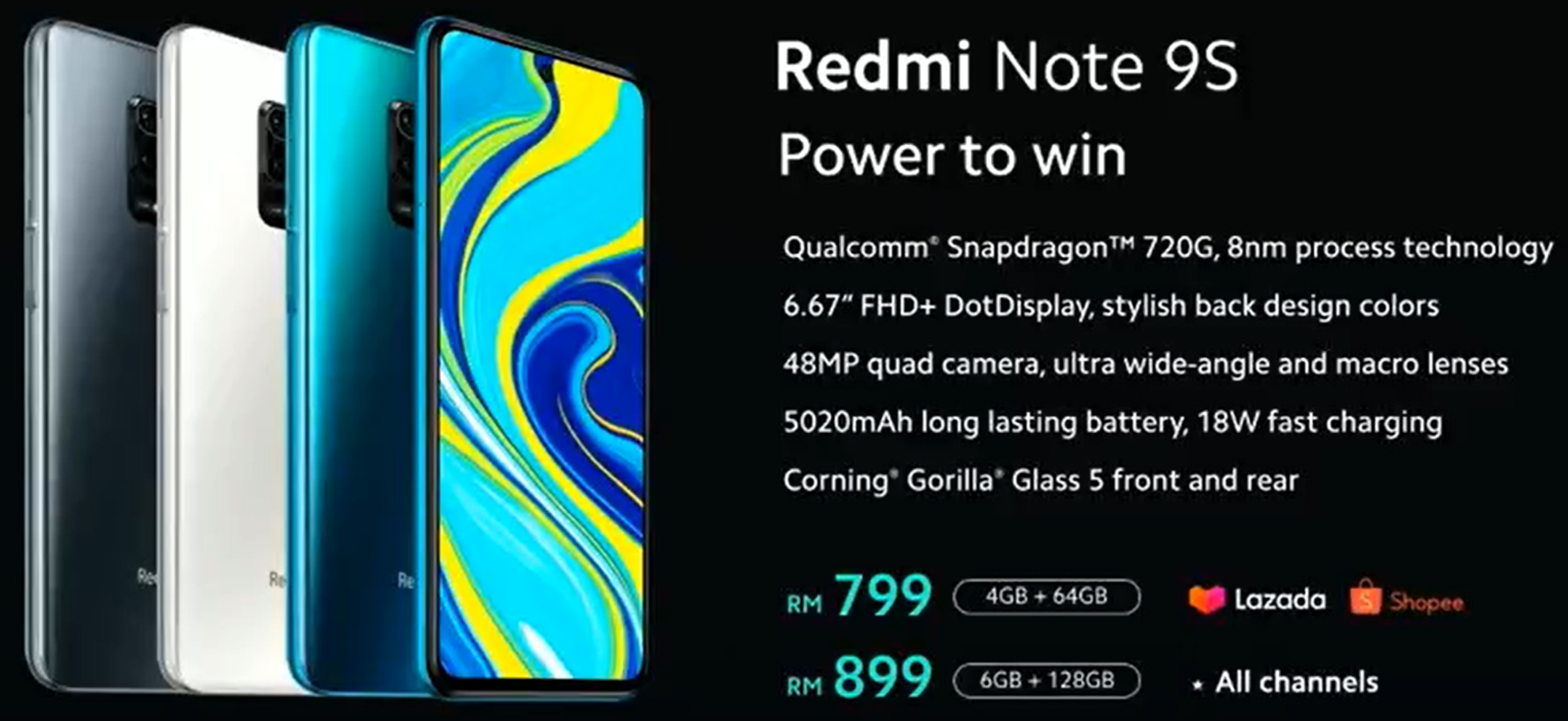 Redmi Note 9 S Диагональ