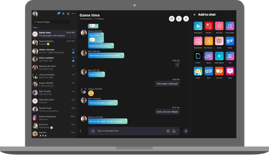 Skype - Yeni Tasarım