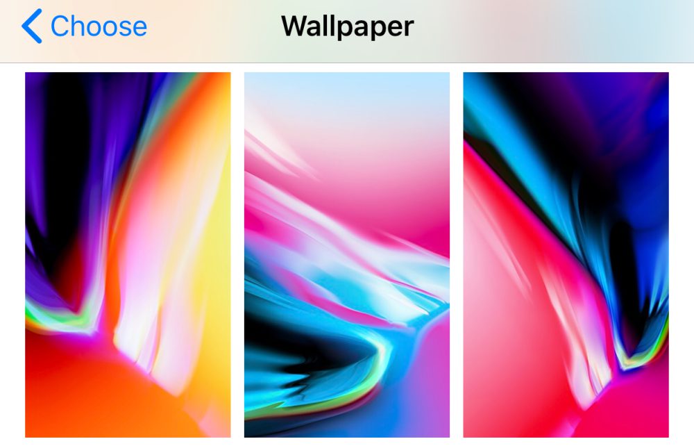 iOS 11.2 - Duvar Kağıtları