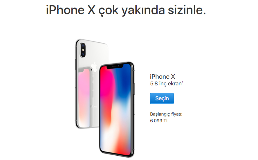 iPhone X Türkiye fiyatı