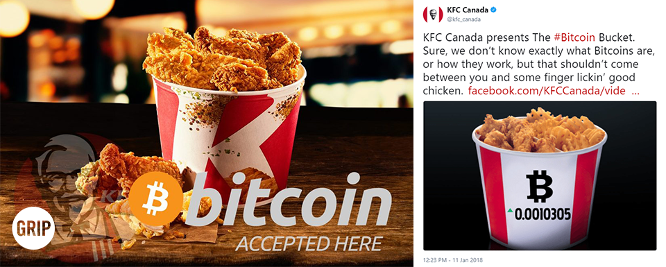 KFC Bitcoin sanal para