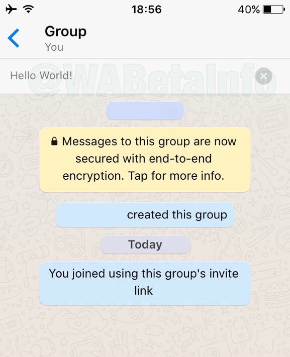 whatsapp grup sohbeti açıklaması