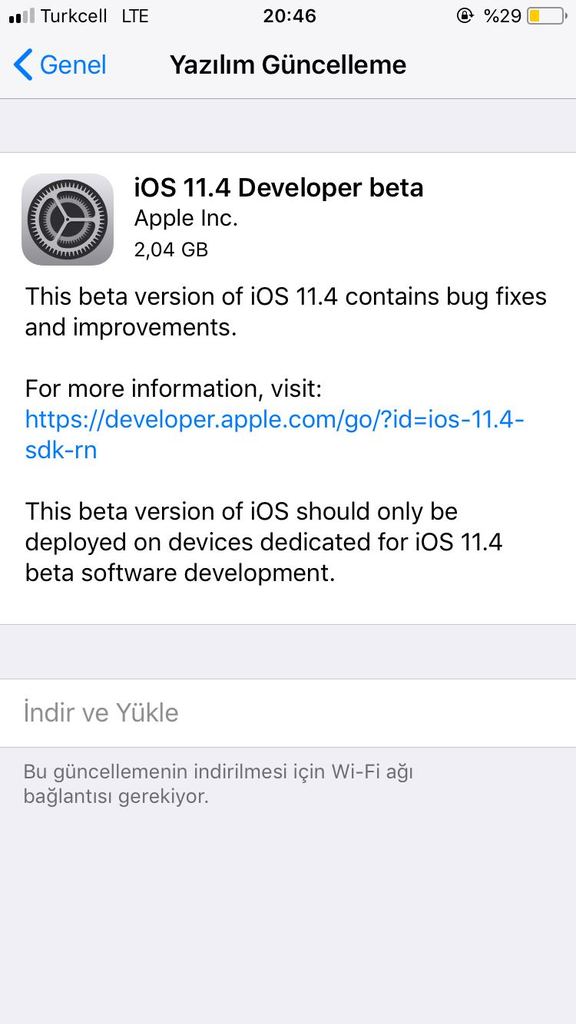 iOS 11.4 Beta