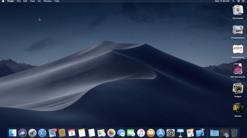 macOS Mojave 10.14 özellikleri