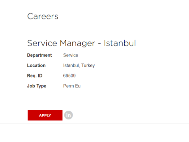 Tesla Türkiye iş ilanı