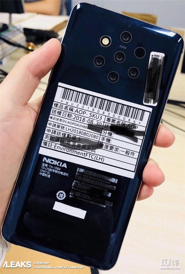 5 kameralı Nokia