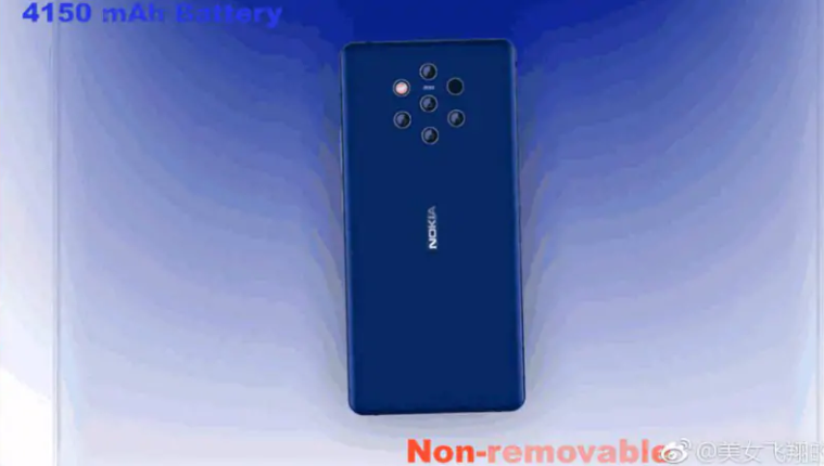 beş kameralı Nokia 9