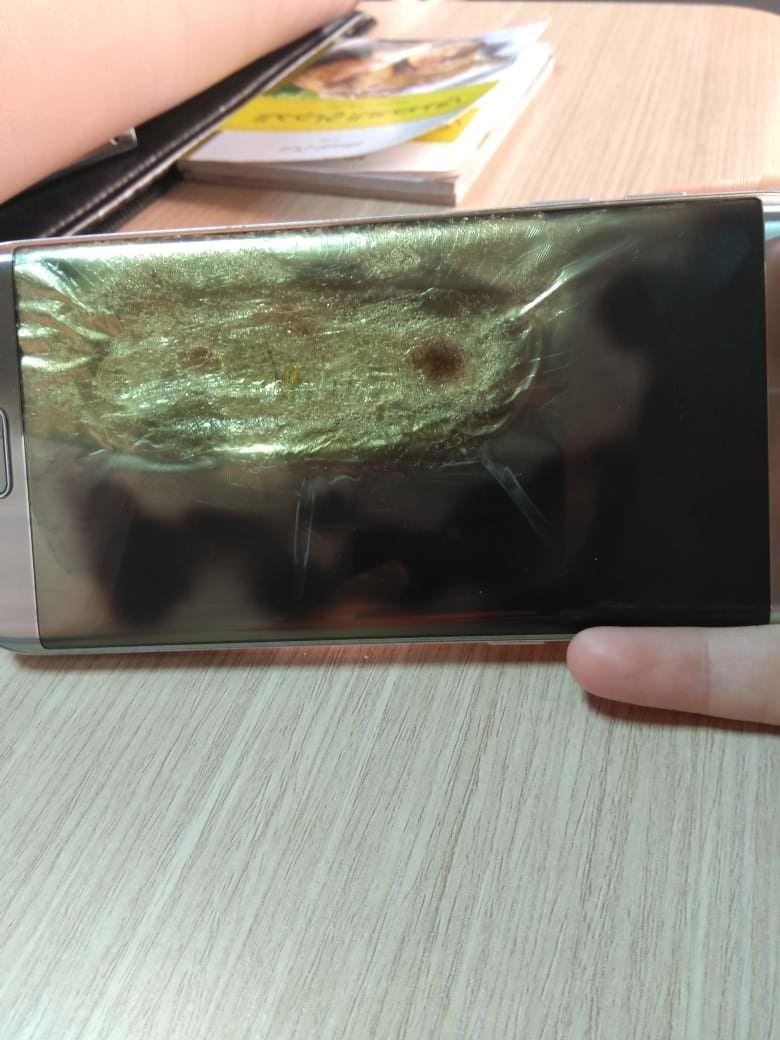 Galaxy S7 Edge patladı