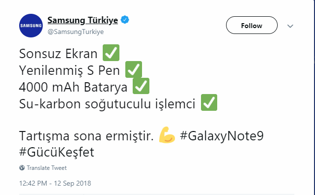 samsung'dan apple'a gönderme