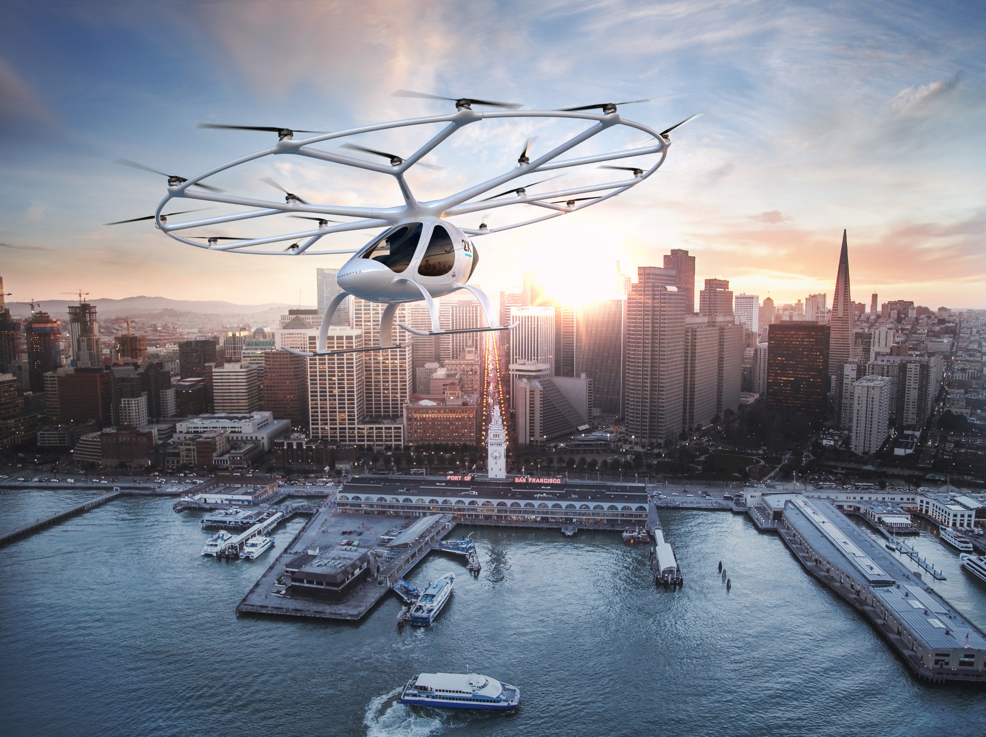 Singapur uçan taksi Volocopter için hazırlanıyor! SDN-2