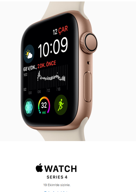 Apple Watch Series 4 Türkiye çıkış tarihi