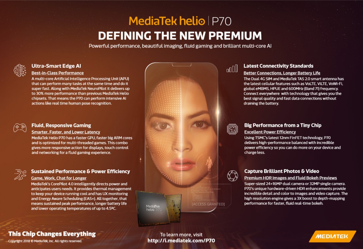 MediaTek Helio P70 özellikleri