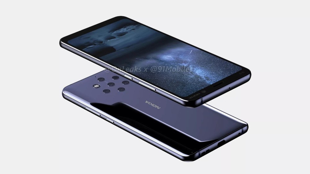 5 kameralı Nokia 9 Pureview