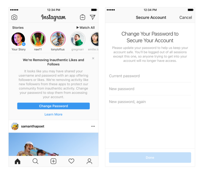 Instagram'dan güvenlik için önemli adım