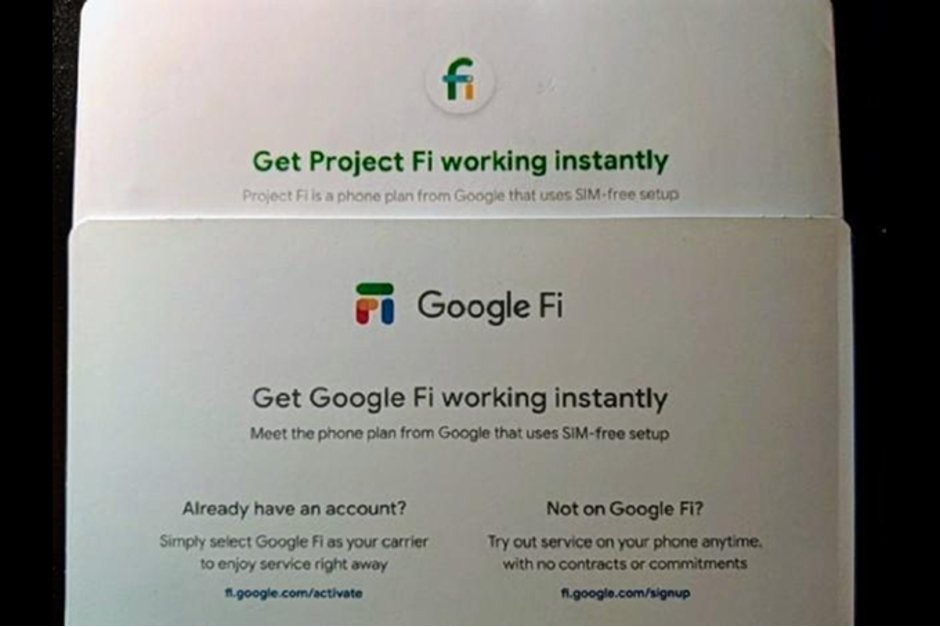Project Fi ve Google Fi