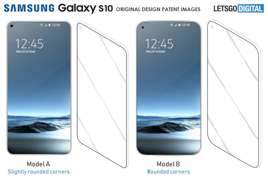 Samsung Galaxy S10 tasarımı