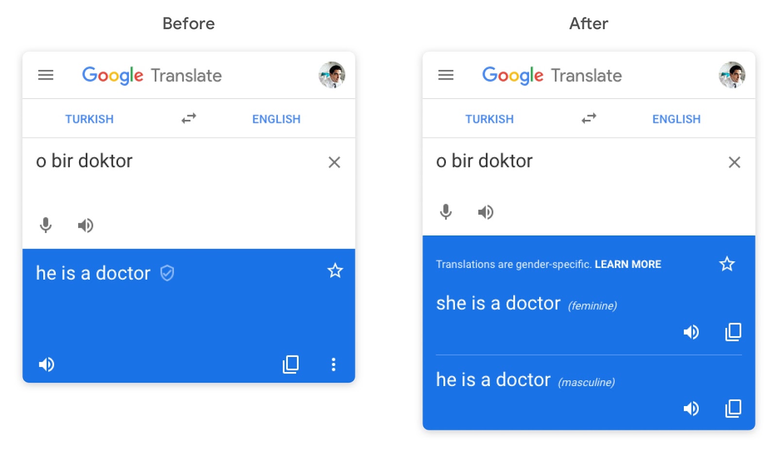 Google Translate cinsiyetçilik için önemli bir adım attı! SDN-2