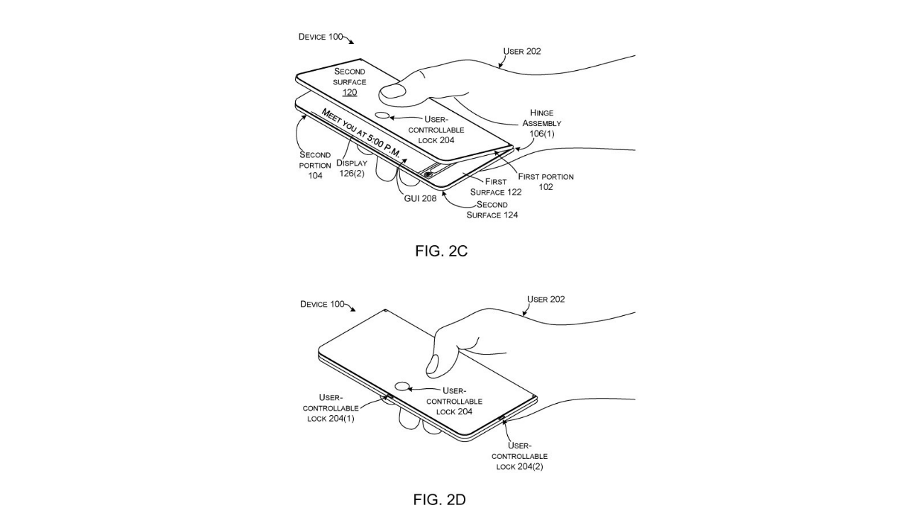 Microsoft katlanabilir cihaz patenti ortaya çıktı! SDN-3