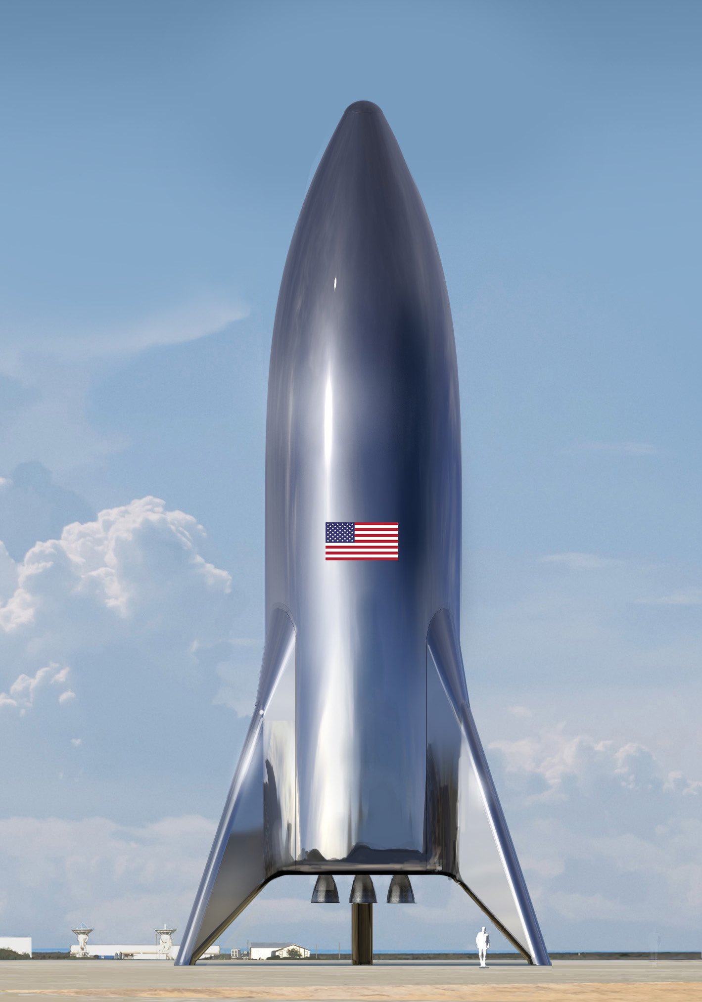 Elon Musk Starship'in ilk görüntüsünü yayınladı! SDN-2
