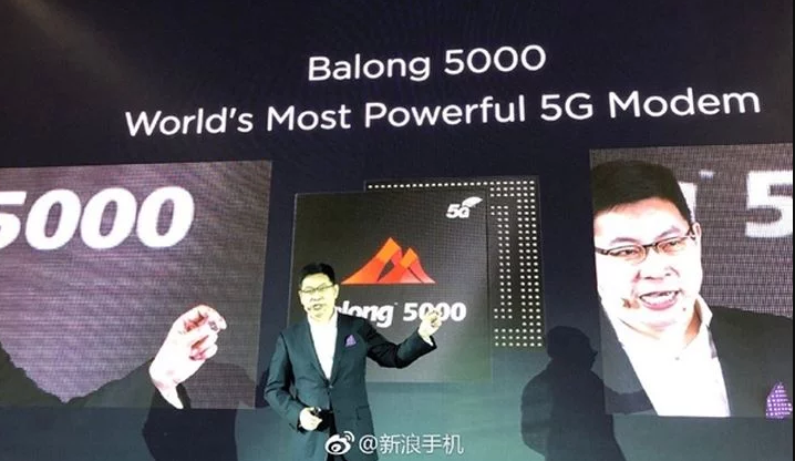 dünyanın en güçlü 5g modemi Balong 5000 5G