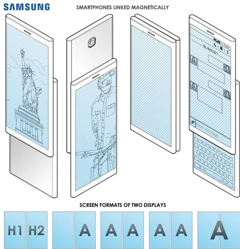 Samsung oldukça ilginç telefon patenti aldı.