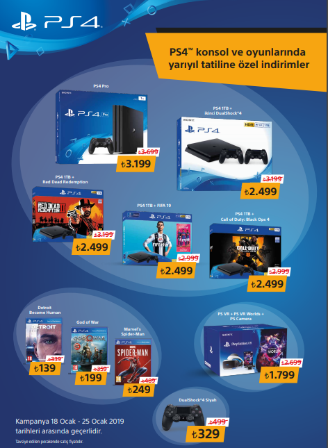 PlayStation yarıyıl indirimleri