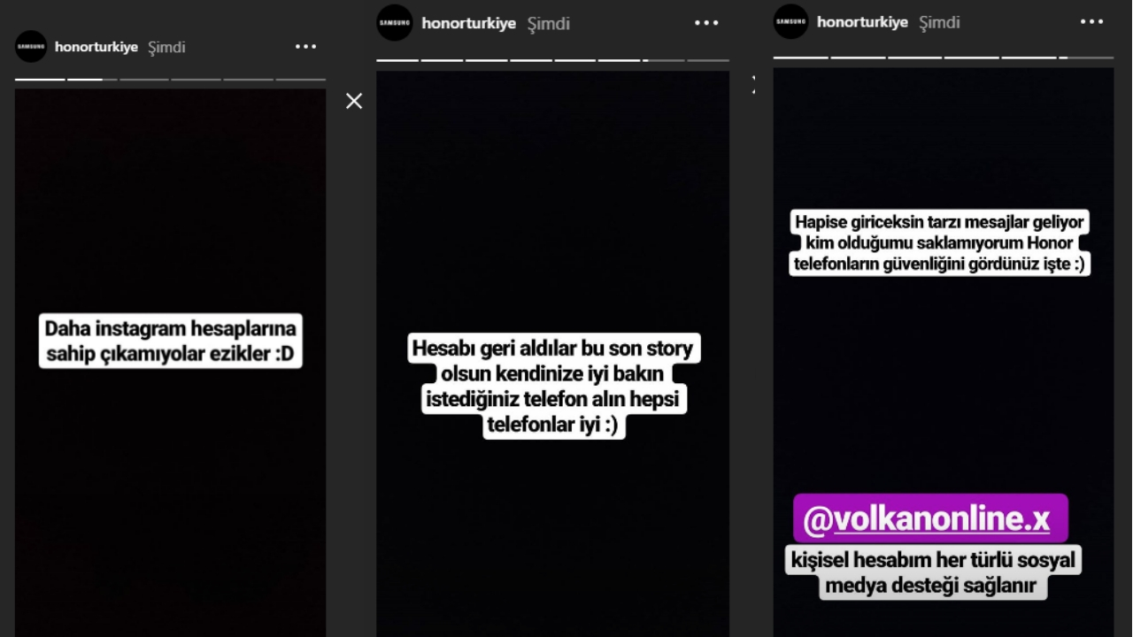 Honor Türkiye resmi Instagram hesabı hacklendi! SDN-3