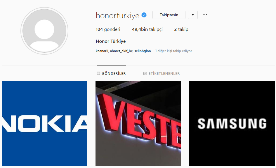 Honor Türkiye resmi Instagram hesabı hacklendi! SDN-4
