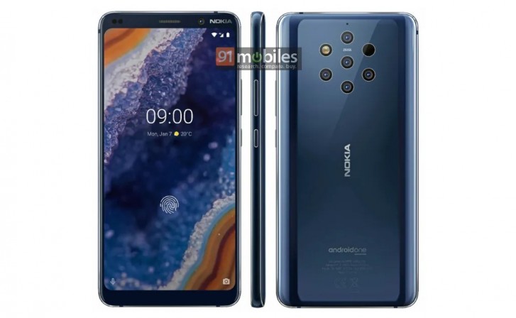 Nokia 9 modelinin Render görüntüleri