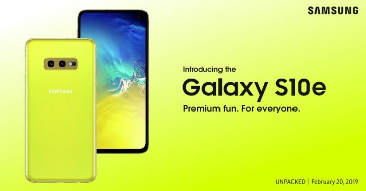Samsung Galaxy S10e posteri