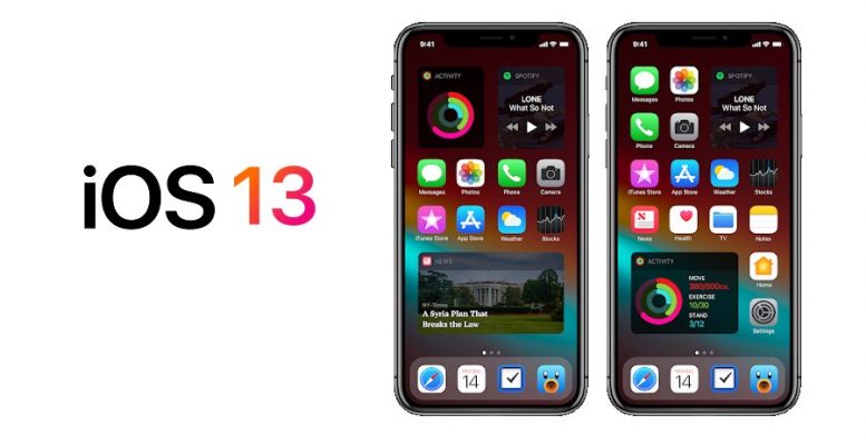 iOS 13 karanlık mod