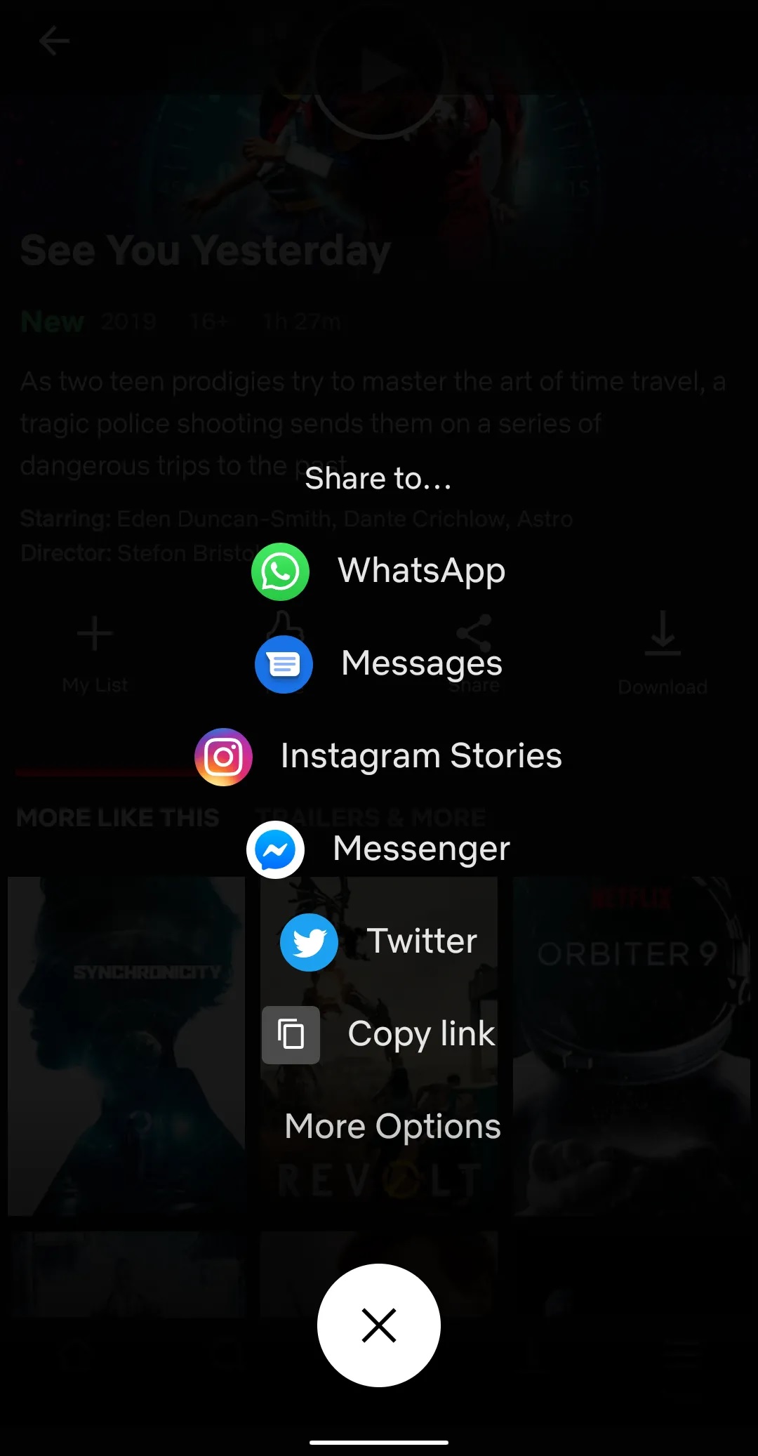 iOS Instagram Hikayeleri özelliği Android