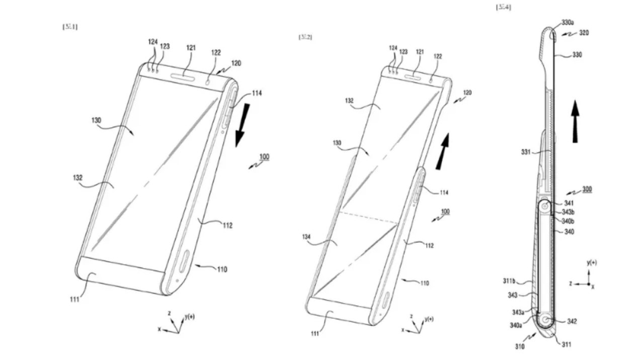Samsung kızaklı telefon patenti görüntülendi! - ShiftDelete.Net