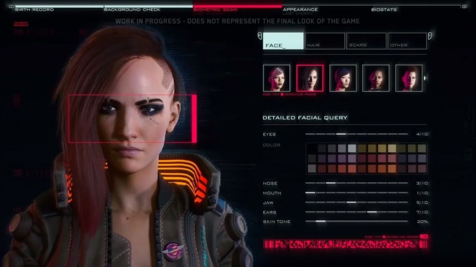 Cyberpunk 2077 karakter oluşturma özelliği detaylandırıldı