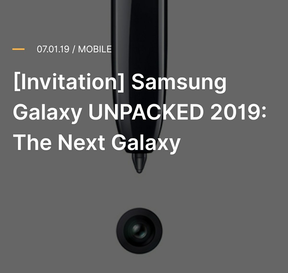 Samsung Galaxy Note 10 tanıtım tarihi