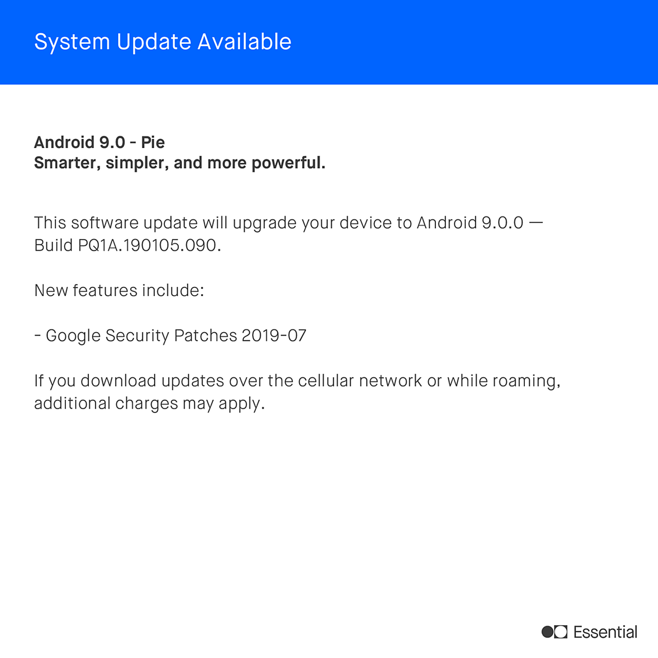 Android 9.0 Pie güncellemesi