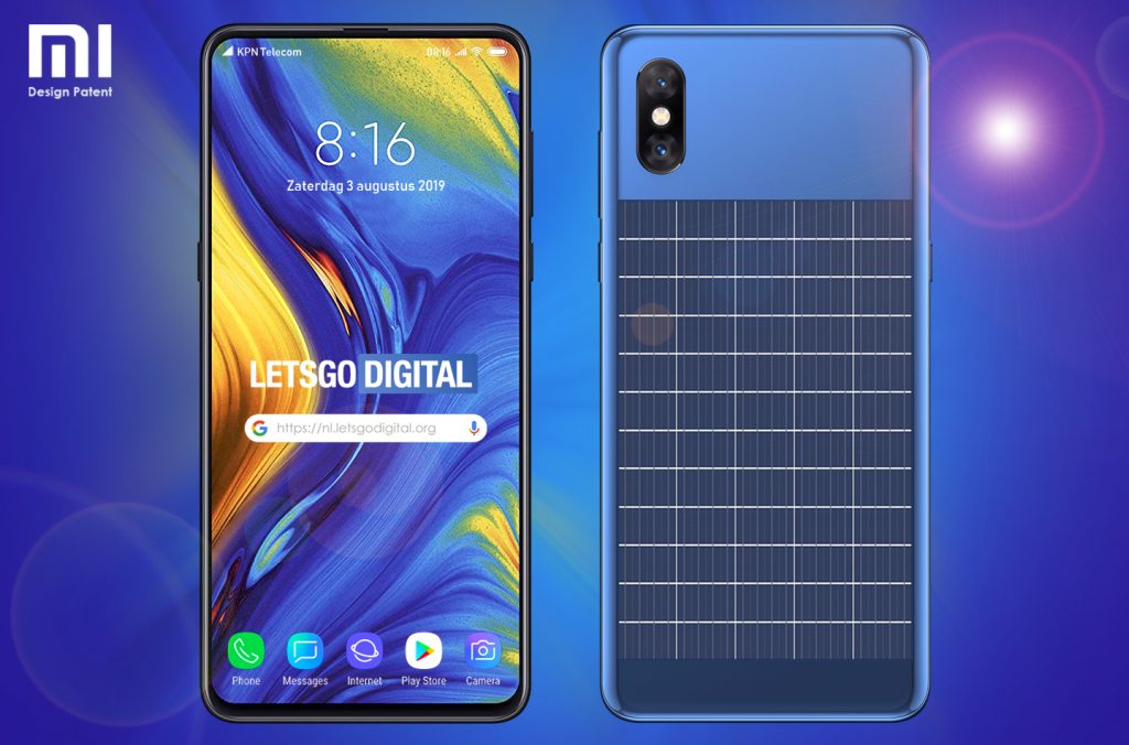Xiaomi güneş panelli telefon tasarımı