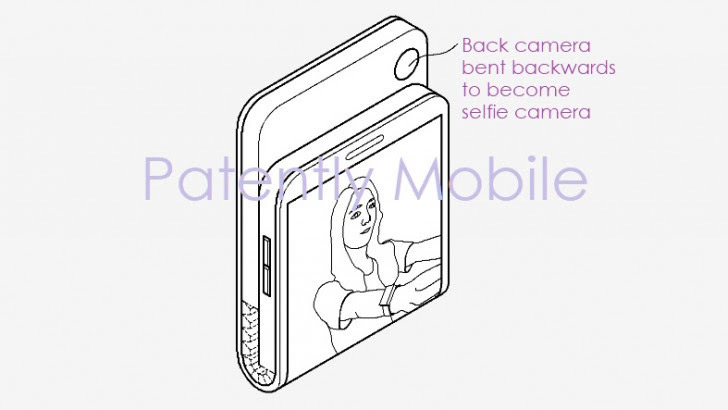 Samsung katlanabilir telefon patenti