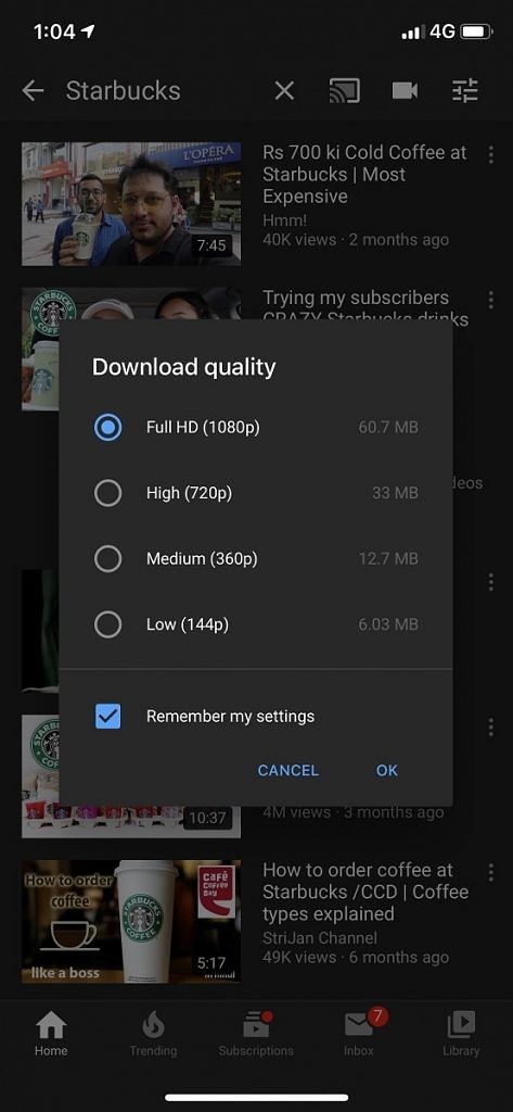 YouTube Premium HD video indirme