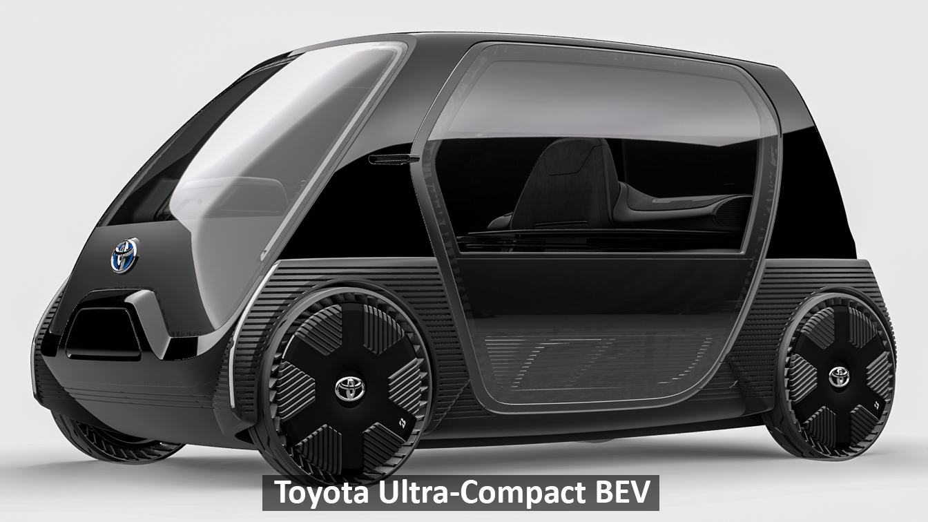 Tokyo Motor Show etkinliğinde tanıtılan Toyota Ultra-Compact BEV