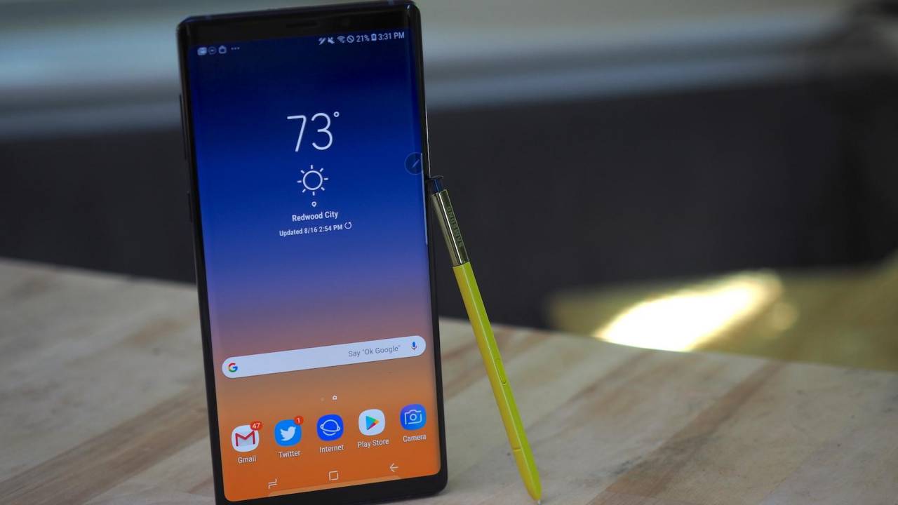Galaxy Note 9 Android 10 Beta