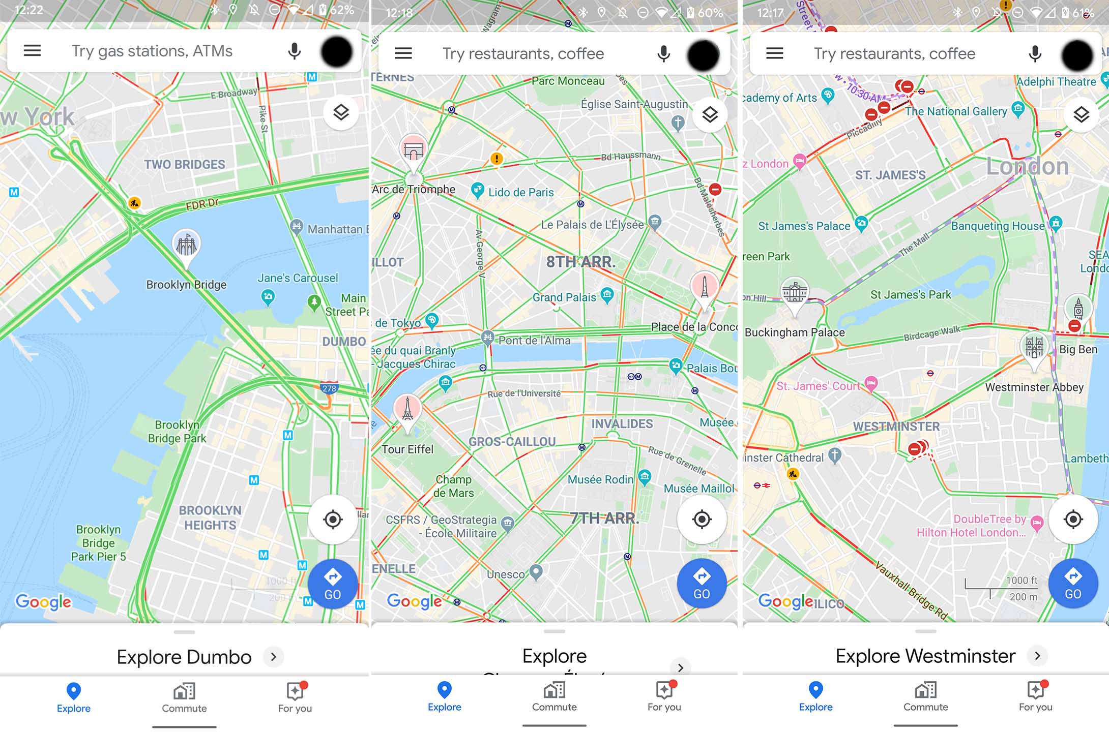 Google haritalar güncelleme ile yeni simgelerine kavuştu