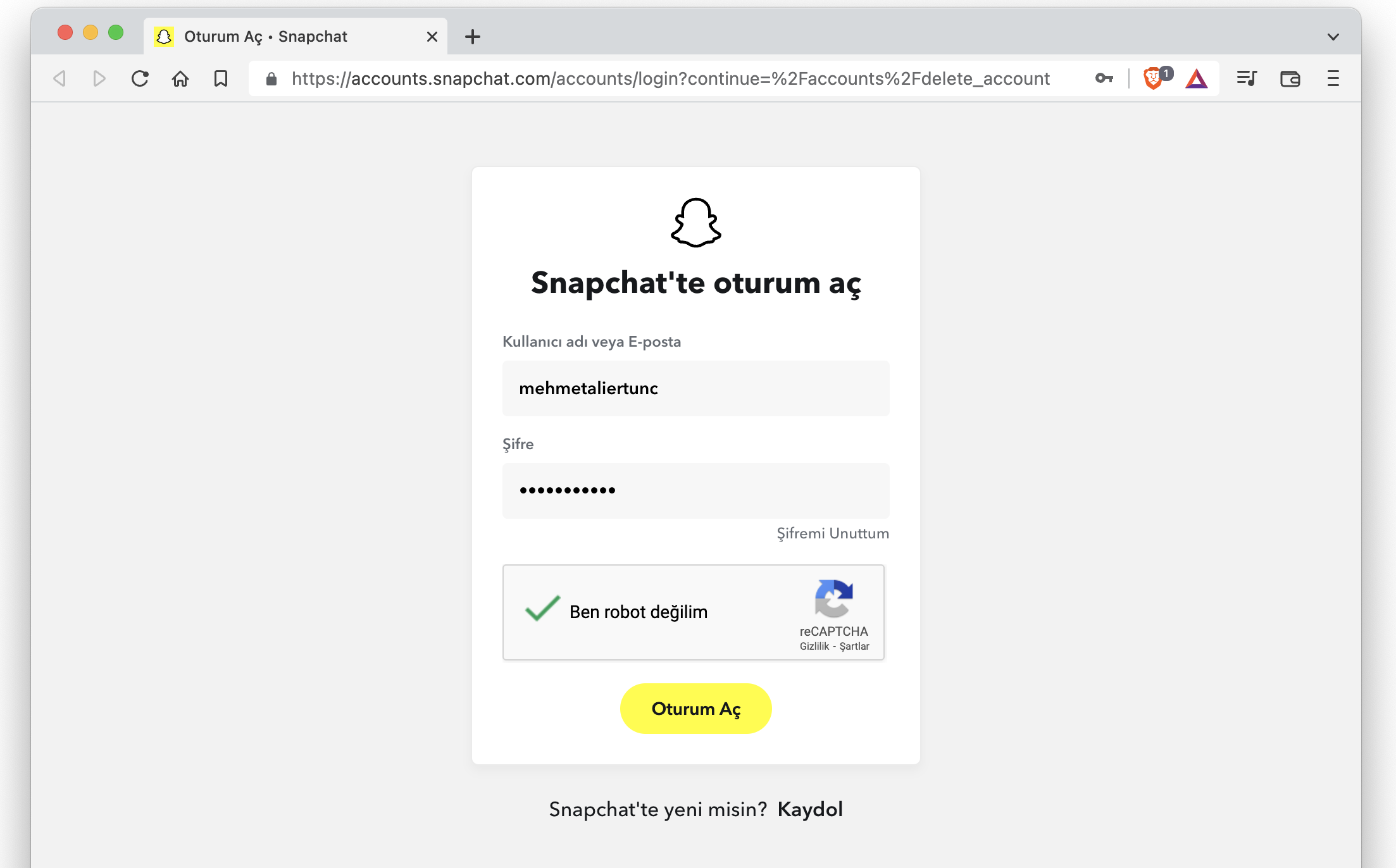 How to delete Snapchat account?