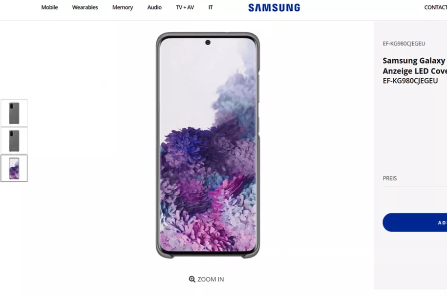 Samsung Galaxy S20 resmi web sitesinde görüntülendi! - ShiftDelete.Net(1)