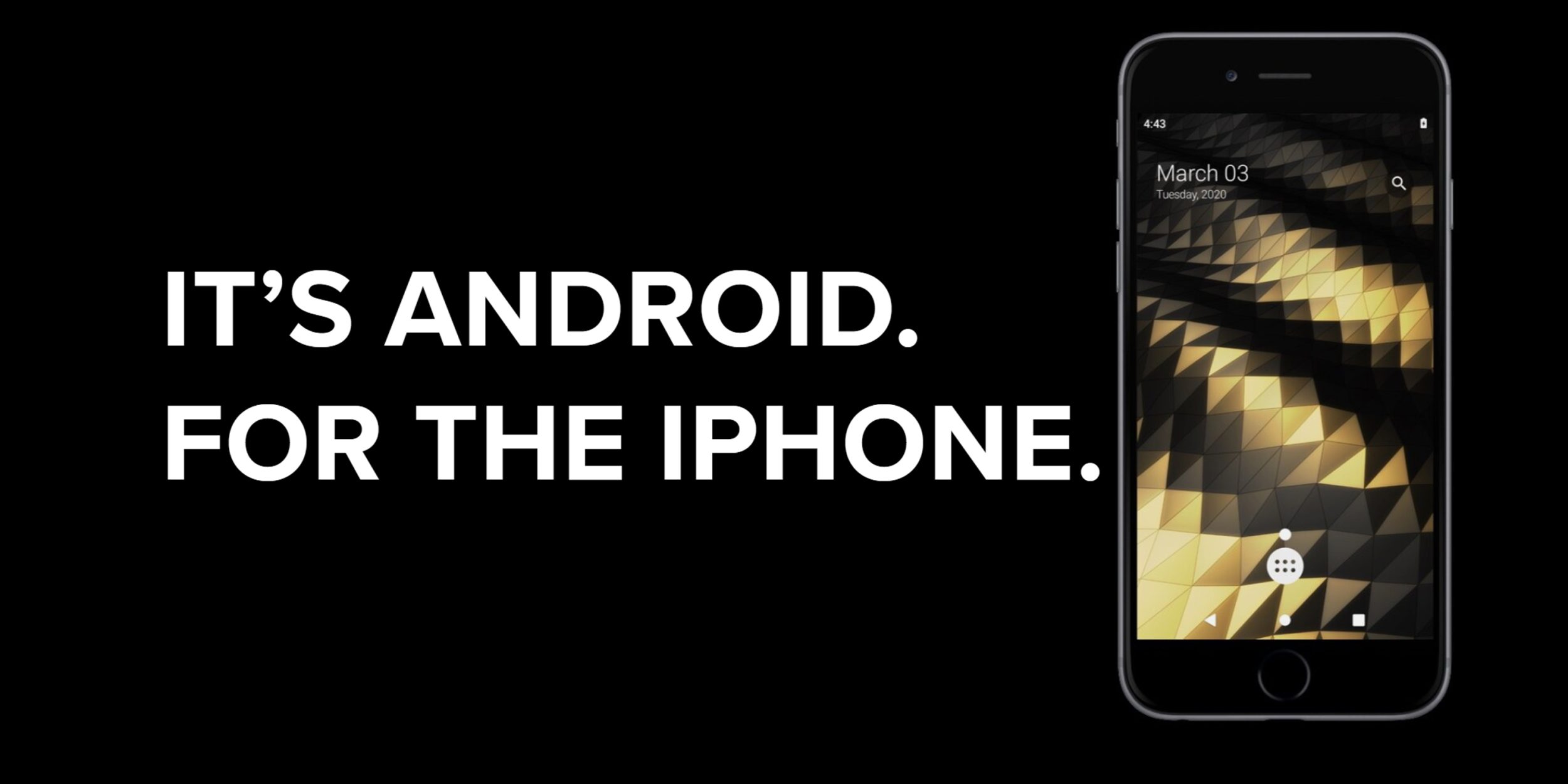Project Sandcastle ile iPhone'da Android 10 çalıştırıldı!