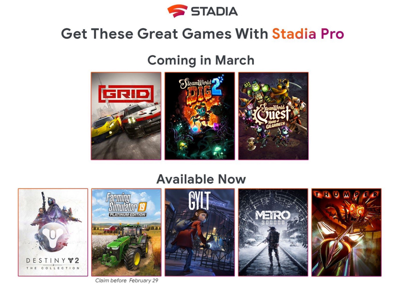 google stadia oyunları