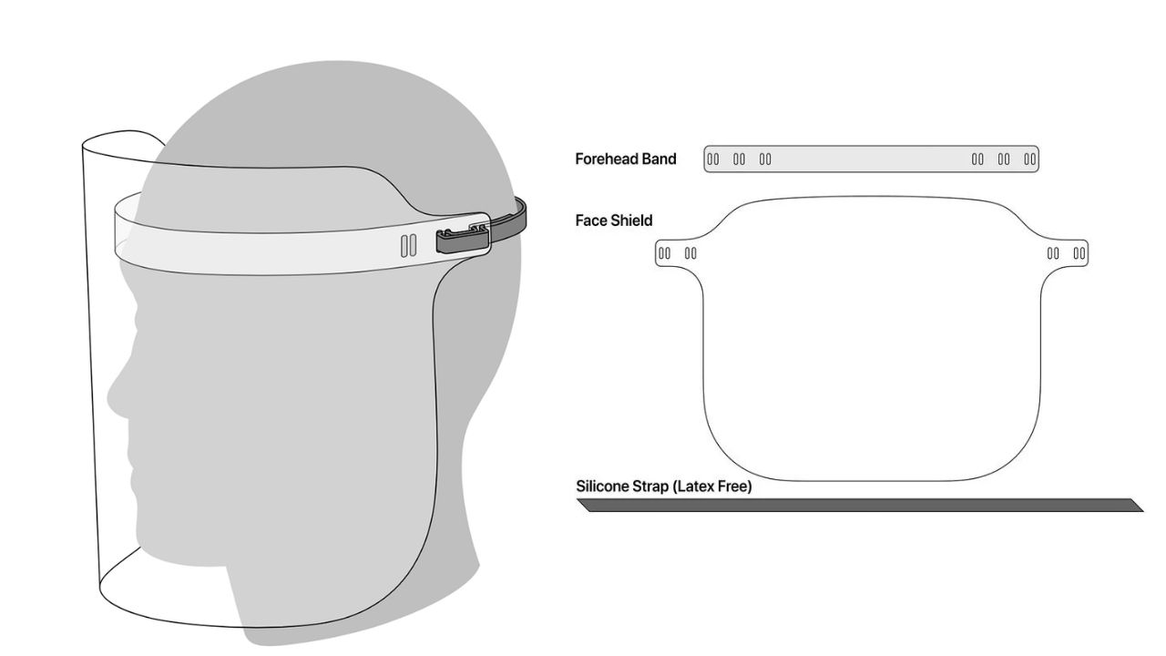 Apple yüz kalkanı yapımı dökümanını web sitesinde paylaştı! - ShiftDelete.Net