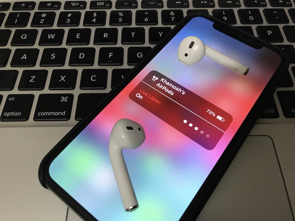 Apple AirPods canlı dinleme