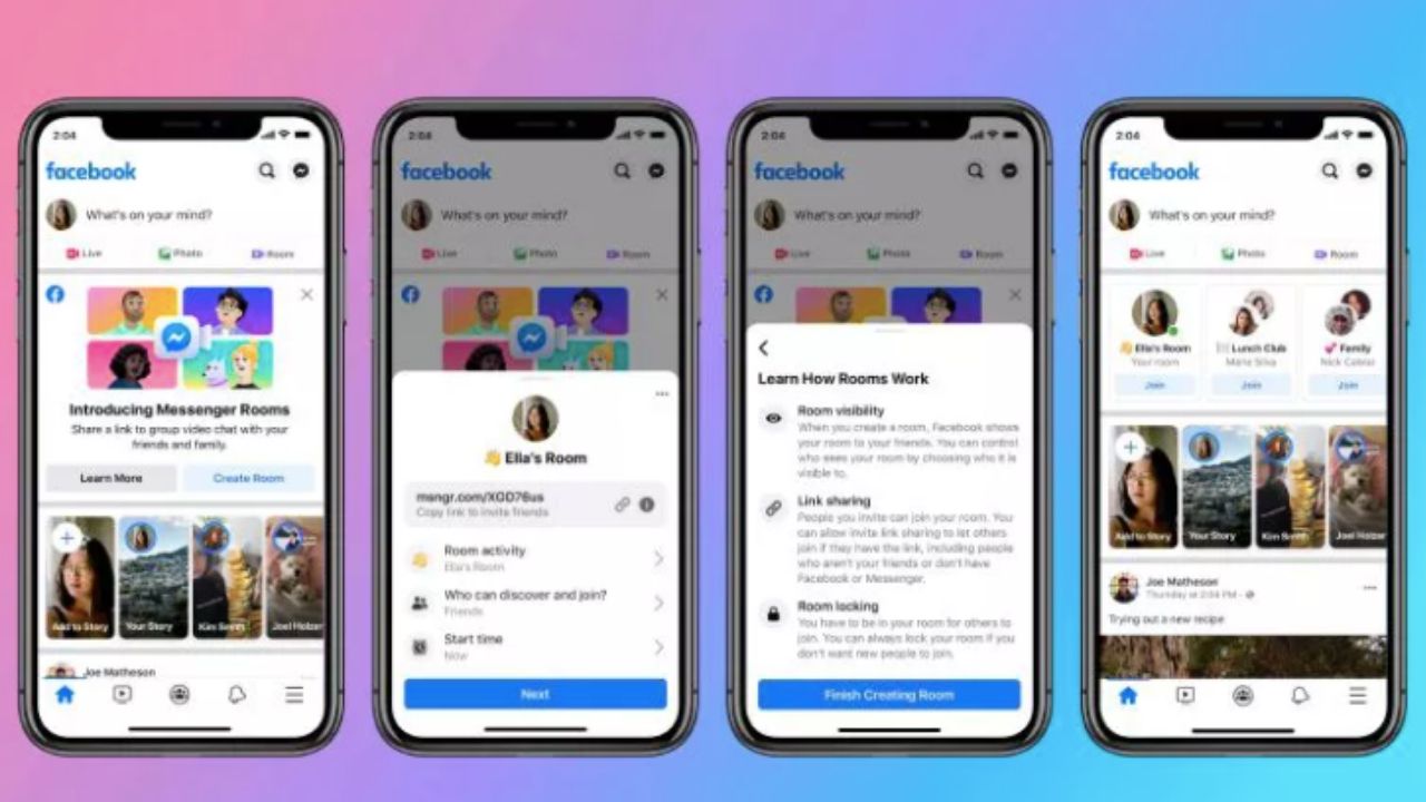 Facebook Messenger Rooms kullanıma sunuldu