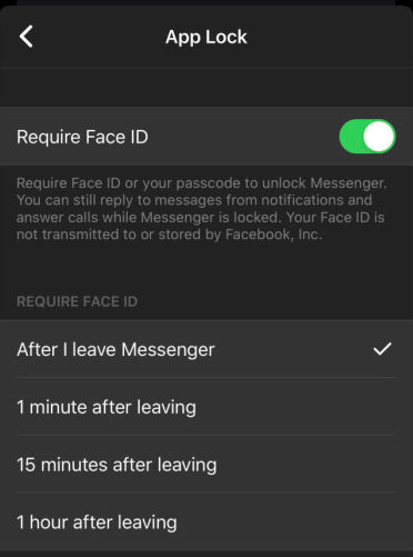 Facebook Messenger Face ID desteği geliyor! - ShiftDelete.Net(1)